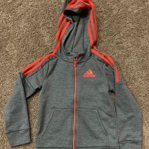 Boys size 5 adidas zip up sweatshirt